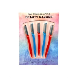 Generic 5-Pack Dermaplaning Beauty Razors for Women - Gentle Facial Hair Removal and Exfoliation, Achieves Smooth and Radiant Skin