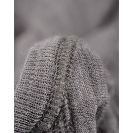 Dilling Ribbed Baby Bodysuit Made from 100% Organic Merino Wool, Grey