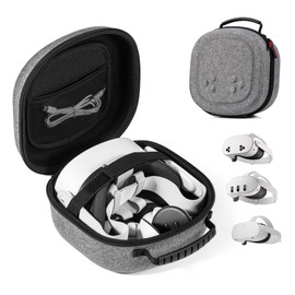 Hard Carrying Case for Meta Quest 3S/ Quest 3, EVA Shockproof, Waterproof, Compatible with Oculus Quest 2/ Vision Pro Accessories Suitable for Travel and Home Storage