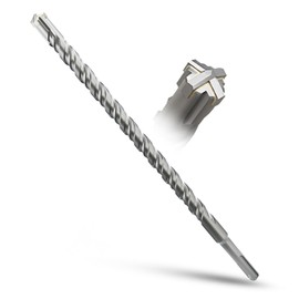 METOTY SDS Plus Drill Bit 16 mm x 310 mm, Masonry Drill, Hammer Drill, Concrete Drill, for Stone, Concrete, Natural Stone, Brick Wall