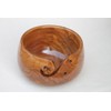 Wood Yarn Bowl for Crocheting, 7 x 4 inches