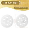 120pcs Plastic Washers Load Spreading Polypropylene Washers, 45mm Board Washers