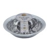 Stainless Steel Netilat Yadayim Set – Medium 5.5” Floral Pattern,