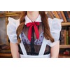 Clearstone SecretRose Halloween See-Through Maid Cosplay Women's White