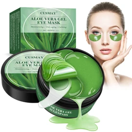 Eye Pads, 80 Pieces Eye Pads Collagen & Hyaluronic Acid Eye Pads Against Dark Circles with Aloe Vera, Eye Mask Anti Ageing, Dark Circles Removal, Wrinkles, Eye Bags, Puffiness Eye Patches, Eye Care
