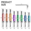 Canitu 17Pcs Colorful Self Centering Drill Bit Set 1/4" Hex