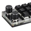 Programmable Macro Keyboard 2 Knobs Blue Switch Black 12 Keys