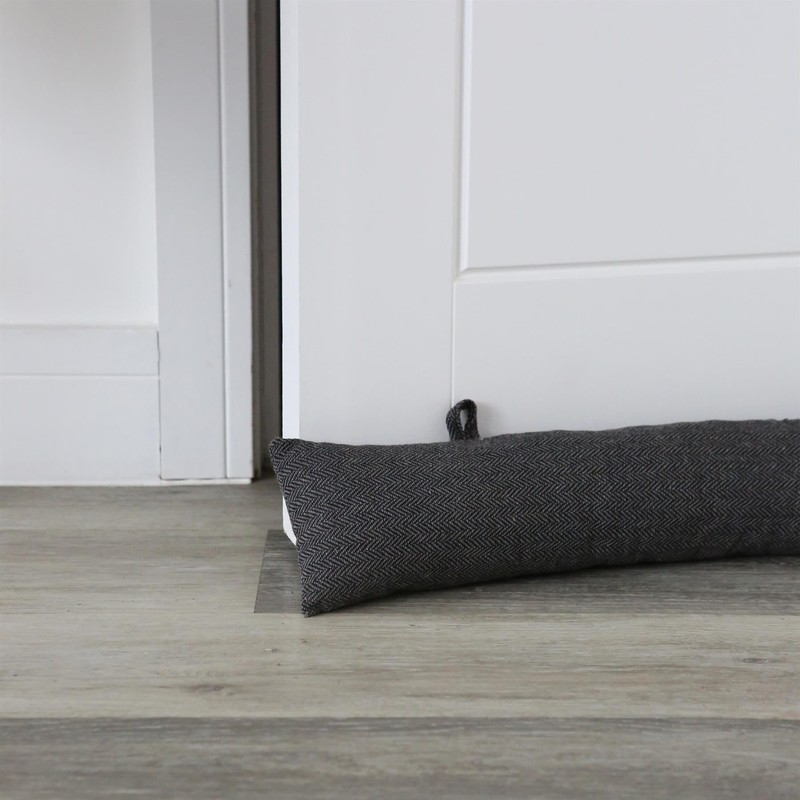 Nicola Spring Draught Excluder - 78.5cm - Grey - Pack