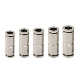Straight Push to Connect Connector, 5 Pack PU Pneumatic Fitting Pipe Connector Set, Straight Push Connectors, Straight Push-in Pneumatic Connector, Push to Connect Air Quick Connector Pneumatic Air