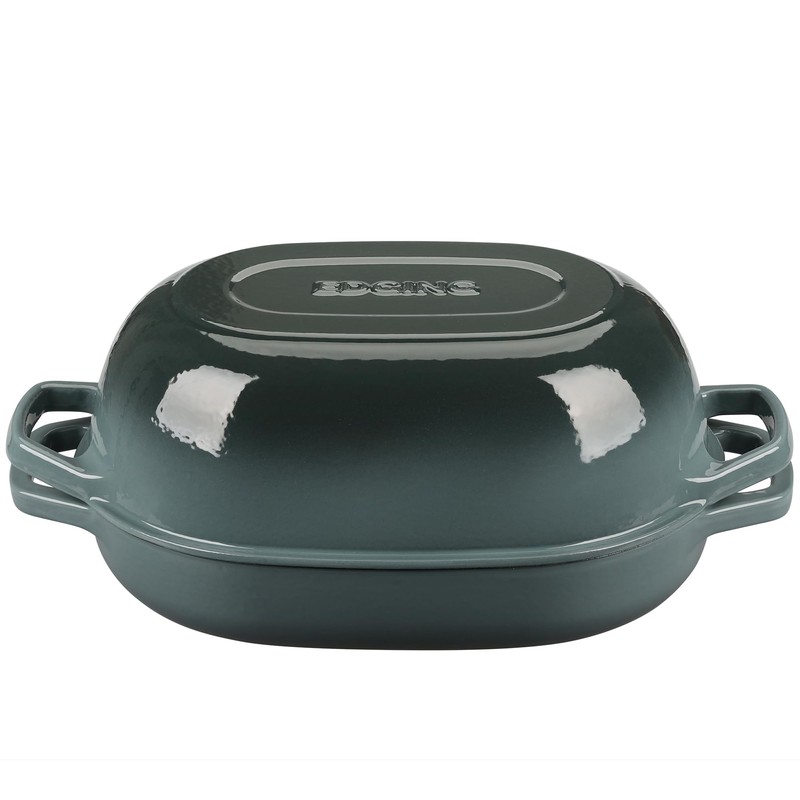 EDGING CASTING Enameled Cast Iron Dutch Oven Pot with Lid,