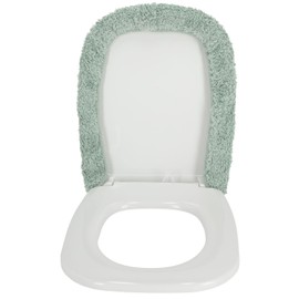 Velvet Toilet Lid Cover 50 x 45 cm