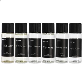 BNVVT Hotel Diffuser Oil Fragrance Oil Set (6 x 20ml) – Luxury Aroma Oils for Diffuser, Inspired by Iconic 5-Star Hotels – Premium Scented Oil Gift Set for Home & Office