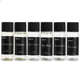 BNVVT Hotel Diffuser Oil Fragrance Oil Set (6 x 20ml) – Luxury Aroma Oils for Diffuser, Inspired by Iconic 5-Star Hotels – Premium Scented Oil Gift Set for Home & Office