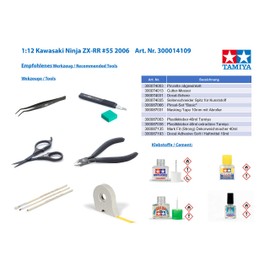 Tamiya Tmytam14109 300014109 - 0.05 Kawasaki Ninja ZX-RR No. 55 2006