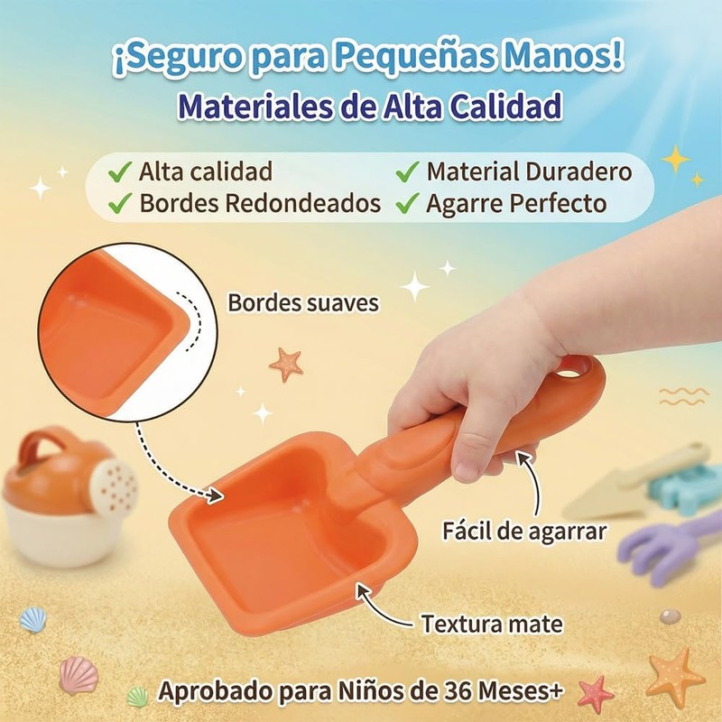 21 Piezas Juguetes de Playa para Niños