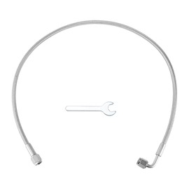 TUCKBOLD an-4 Turbo Oil Feed Line Kit 2.33ft Pressure Remote Turbocharger Oil Drain Return Line with Adapter,Wrench 1 Set