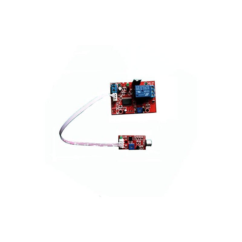 Taidacent 12V Voice-Activated Delay Switch Sound Detection Relay Module Sound