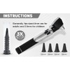 Pure sharp Compact Fiber Optic Otoscope Kit | 2.5V Halogen