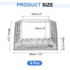 sourcing map 6Pcs Post Base Cover, 3.5"x3.5" (Internal Size 2"x2")