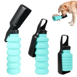Botella De Agua Para Perros - Botella De Agua PortáTil Plegable Mascotas, Dispensador De Bebidas Para Cachorros En Forma De U, Apto Para Paseos Al Air