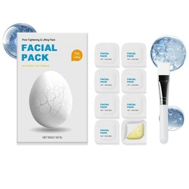 Zombie Facial Mask, Mascarilla hidratante profunda, hidratación facial compacta, reparación suave de la mascarilla para el cuidado de la piel, apretada, contracción de los poros, adecuada para toda la piel 1 Caja (8 mascarillas)
