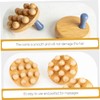 OATIPHO Bamboo Massage Body Brush Handheld Body Massage Roller for