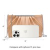 Dasein Elegant Pleated Evening Clutch Bags for Women Formal Handbags