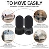Reusable Large Furniture Glides for Carpet and Hardwood Floors, 9.8