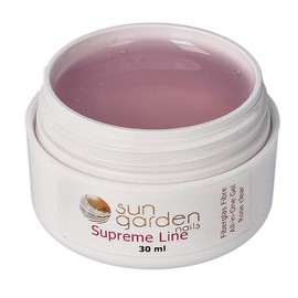 UV ALL IN ONE Fiberglas Gel ROSA 30 ml Supreme Line â Finishgel Aufbaugel Haftgel â Shine Top Coat UV/LED 1-Phasengel