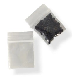 100 Bolsas Zipper Cierre Hermtico 2.5x2.5cm 1x1 Pulgada.                                                                                              