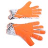 2pcs Soccer Gloves Nylon Polyurethane Fiber Latex Breathable Strong Grip
