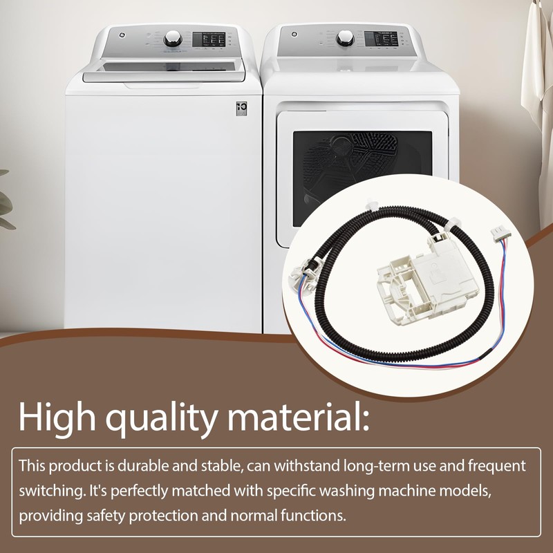 290D3070P002 Washer Lid Lock Switch Washing Machine Lock Assembly Compatible
