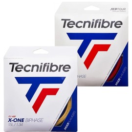 Tecnifibre X-One Biphase Natural Color Tennis String, 18g (2 Sets)