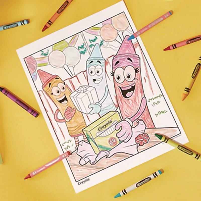 Crayola Single Color Crayon, 12 Count Box, Red; no. BIN520836038