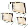 TAICHEUT 18 Pack 3 Sizes Clear Handbag Storage, Clear Purse