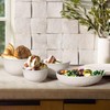 Wareland Pasta Bowls, 32oz Salad Bowls Set of 4, White