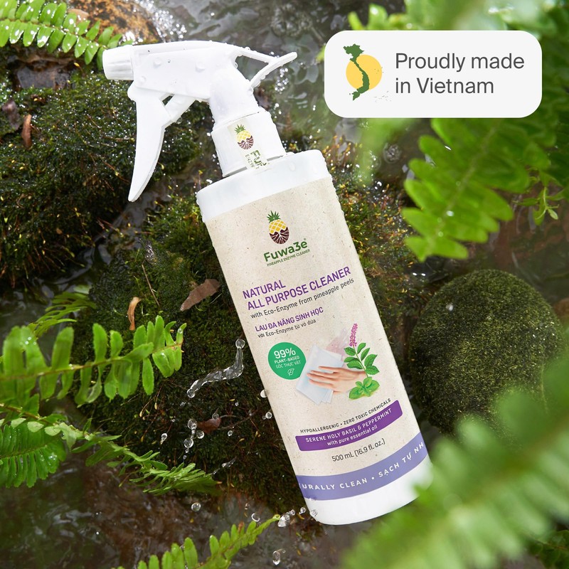 Fuwa3e Pineapple Enzyme Natural All Purpose Cleaner Spray Serene Holy