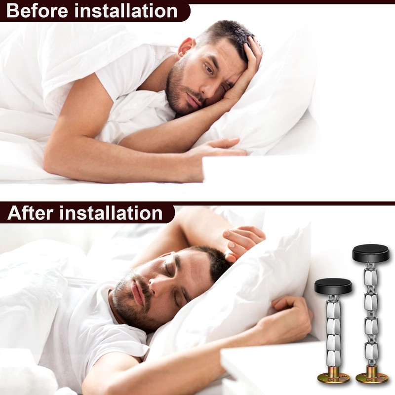 Krisler Adjustable Threaded Bed Frame Anti-Shake Tool for Bed, Headboard