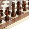 EVERGD Wooden Chess Set Magnetic Pieces Travel Chess Set For