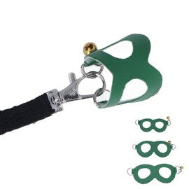 BAOFUYA Hamster Harness and Lead Set No Pull Guinea Pig Striped Harness Hamster Harness Vest or Ferret, Iguana, Hamster, Bearded Dragon, Green