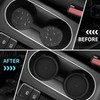 Universal Car Cup Coasters Car Cup Mats Non-Slip Recessed Car