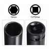 TA-VIGOR 1/2" Drive Socket Accessory Set, 19mm 6-Point Deep Impact