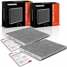 A-premium - Filtro de Aire de Cabina de 2 Piezas con Carbón Activado Compatible con Nissan Altima 2007-2012, Maxima, Murano 2009-2014, Quest 2011-2017
