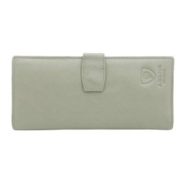 J. Wilson London Ladies RFID Safe Designer Leather Purse Card Women Wallet Zip Pocket Boxed