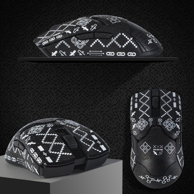 IMMOENUC Mouse Grip Tape for Viper/Viper Ultimate/Viper 8KHz Wireless Mouse,
