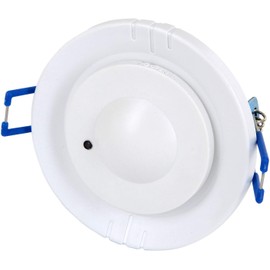 Flush-Mounted HF Motion Sensor Swivelling Suitable for LED