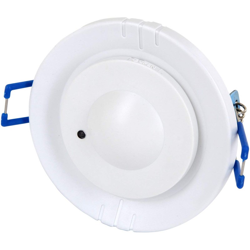 Flush-Mounted HF Motion Sensor Swivelling Suitable for LED