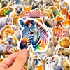 Mistree 50 Africa Animals Stickers, Animals, Realistic, Jungle Stickers, Waterproof,