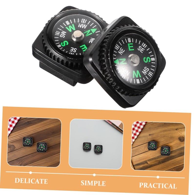 SUPVOX 25pcs Compact Navigation Compass with Accurate Portable Mapping Tool