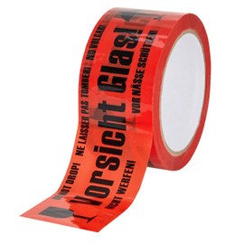 Packing tape, 66 m x 50 mm, 48μ, brown or transparent.